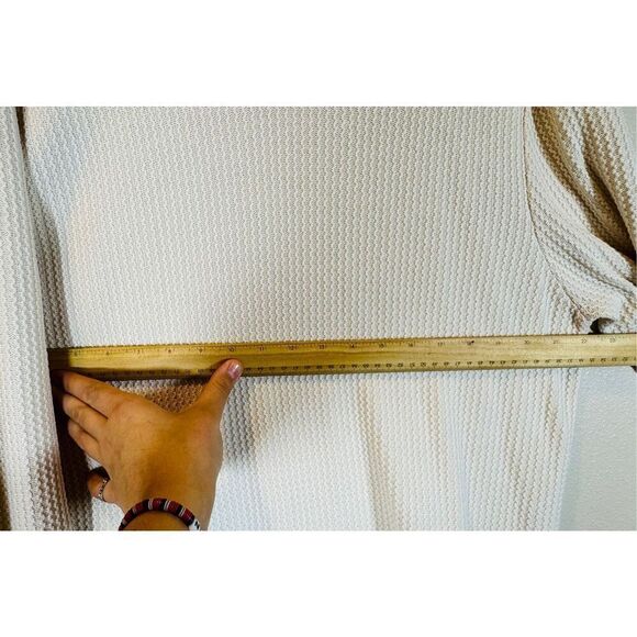 Jack & Jones Plain Knitted Waffle Thermal Base Layer Long Sleeve Shirt Men's XXL - Picture 10 of 11